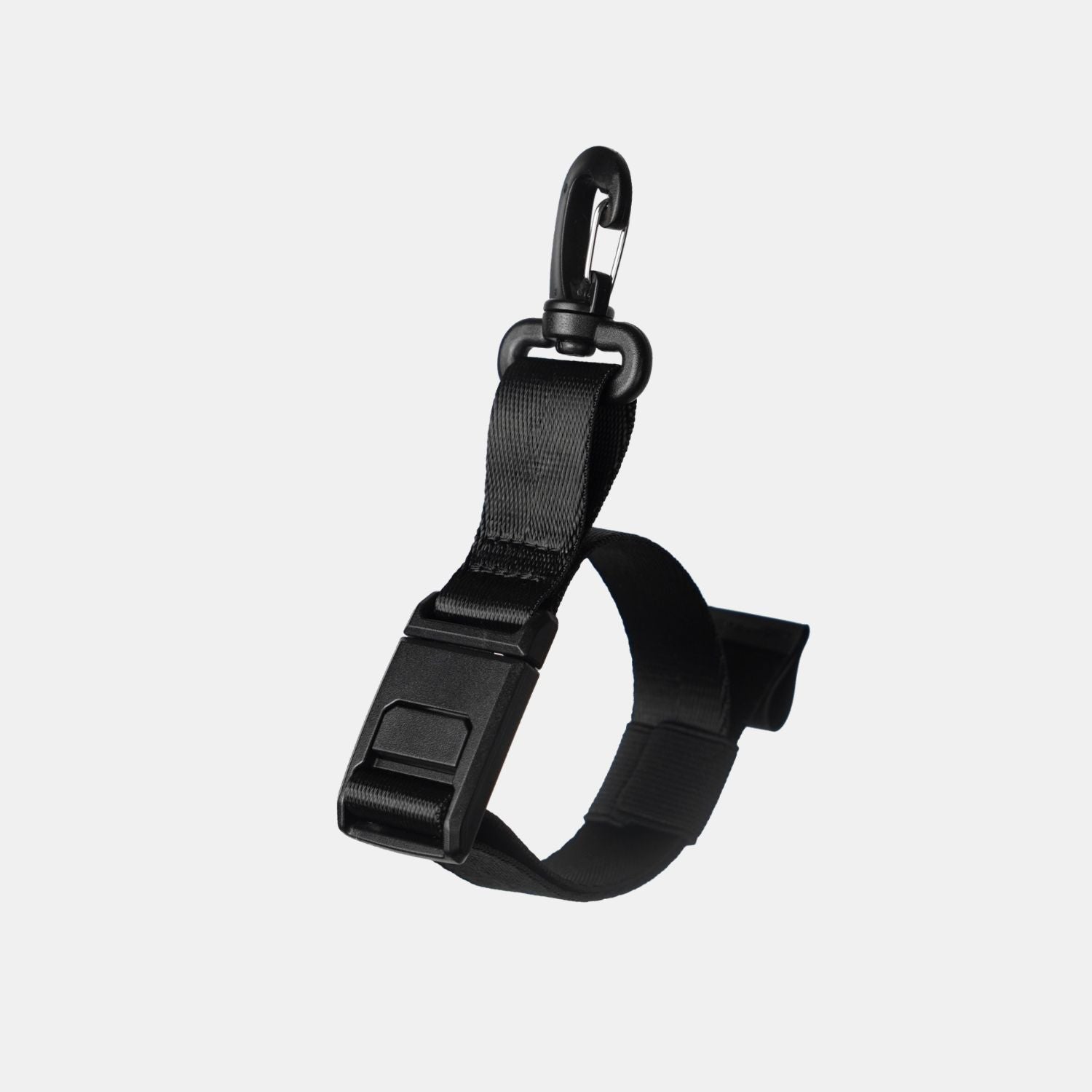 ADD1D Magnetic Gripper quick-release jacket holder clip with carabiner in black